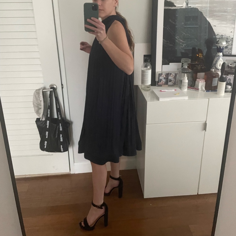 Lanvin Ruffled Charmeuse midi dress